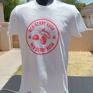 Red Berry Kush Cannabis Graphic T-Shirt - 100% Cotton Unisex